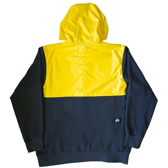 Nike SB Everett Repel Yellow Anorak Hoodie Jacket Size Large - Picture 2 of 14